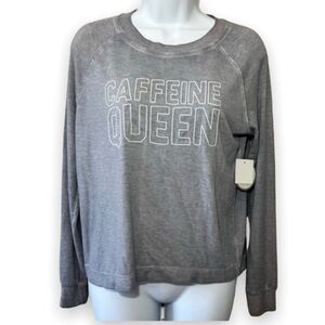 Sundown River Sky “Soft Caffeine Queen” Sweatshirt – XS – New
